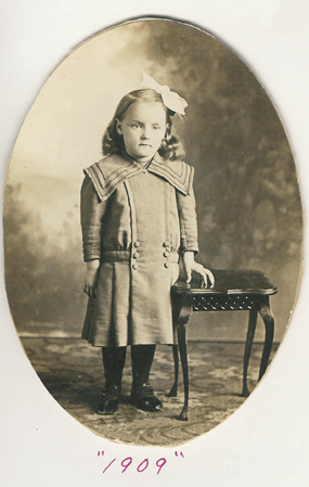 Mildred in 1909 Mildred in 1909