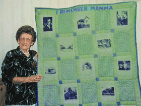 Nonnie's Quilt on the Occasion of her 90th Birthday